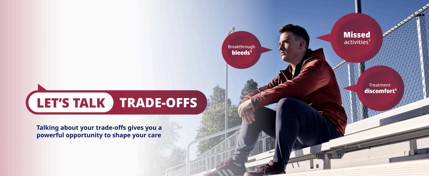 HOME-1 — “Let’s Talk Trade-offs” theme & creative — the campaign’s core hero.